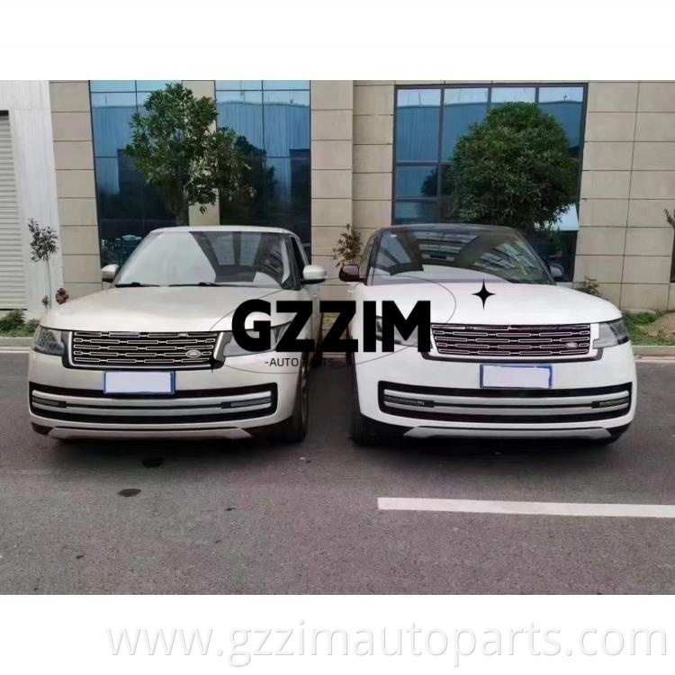 Plastic Front & rear Bumper Grille Full Sets Bodykit Upgrade Parts For Range Rover L405 upgrade 2023